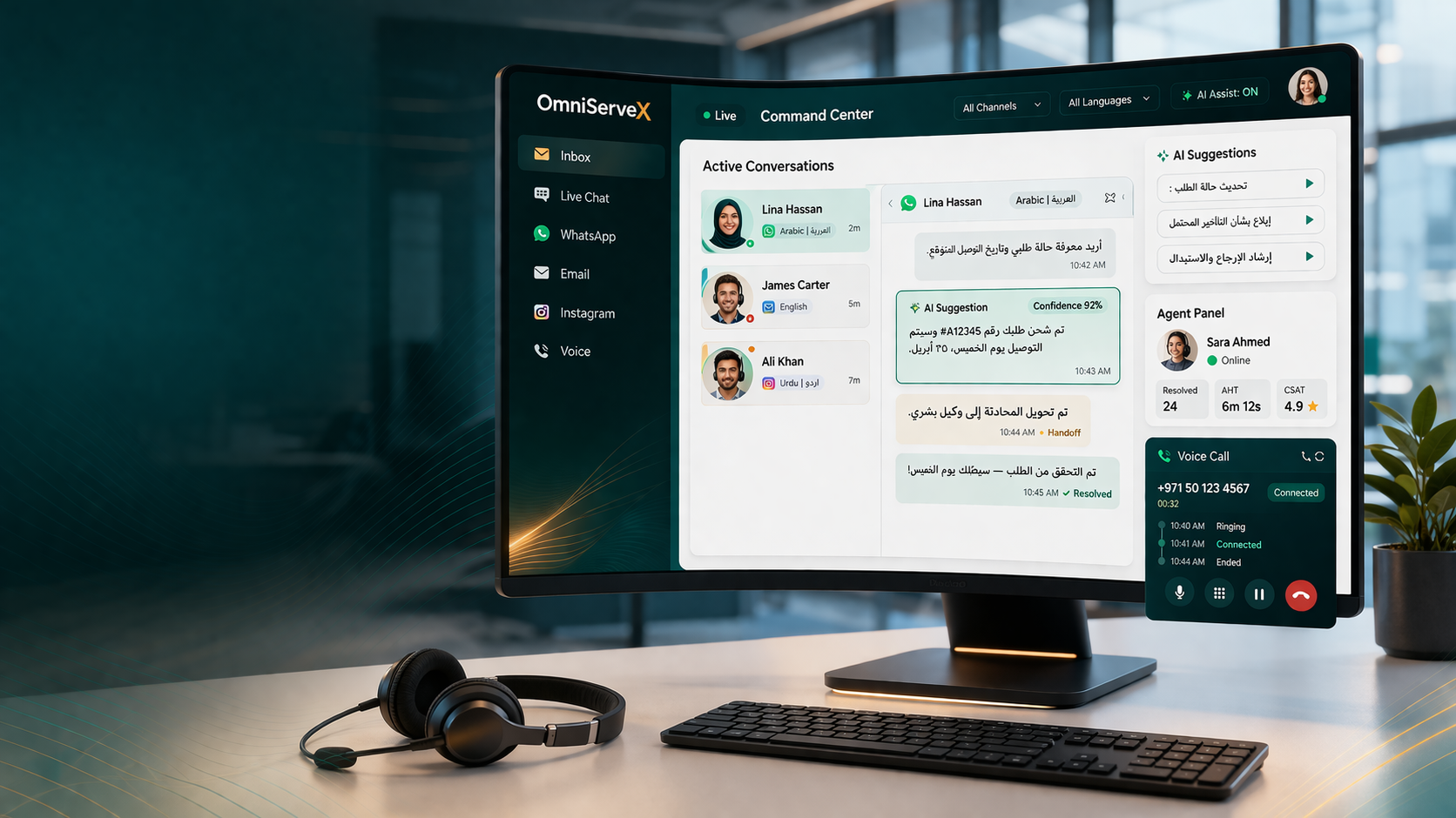 Omnichannel inbox preview